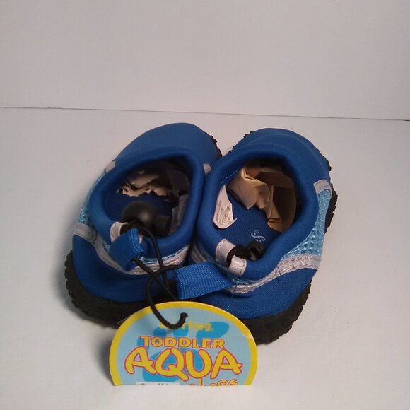 Chatties Toddlers/Boys Aqua Water Shoes Color Blue/ Black Size 9/10 NWT - Picture 6 of 7